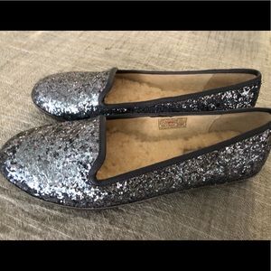 BRAND NEW Sparkly UGG loafers